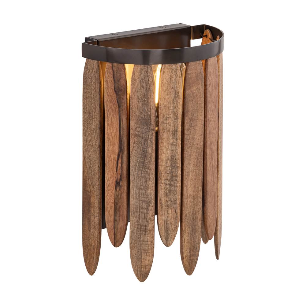 Maxim Lighting 22510WNGM Walnut Marimba Wall Sconce Image 3