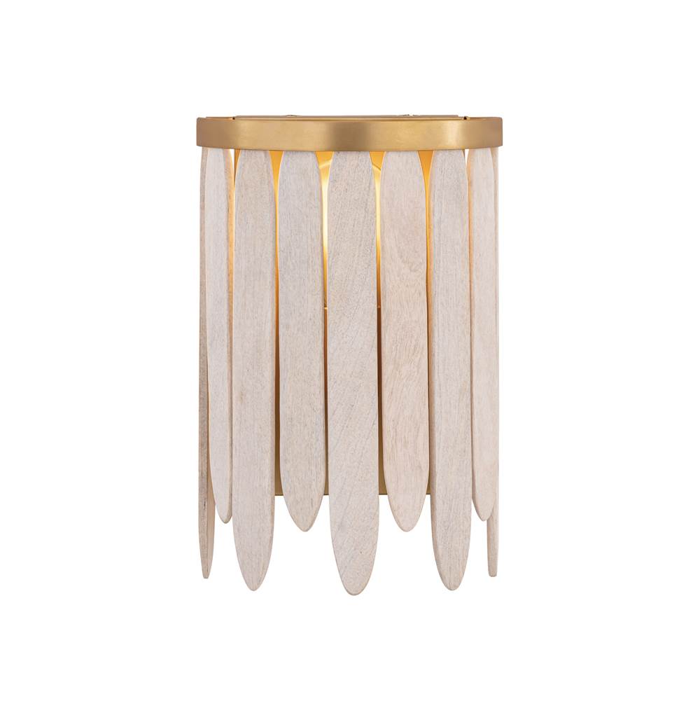 Maxim Lighting 22510WWTNAB Weathered White Marimba Wall Sconce Image 1