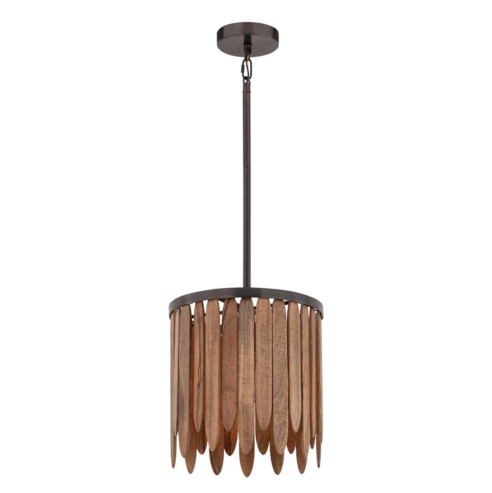 Maxim Lighting 22511WNGM Walnut Marimba 12'' Pendant Image 1