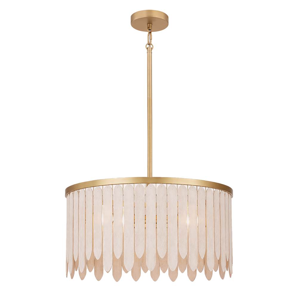Maxim Lighting 22512WWTNAB Weathered White Marimba 26'' Pendant Image 1