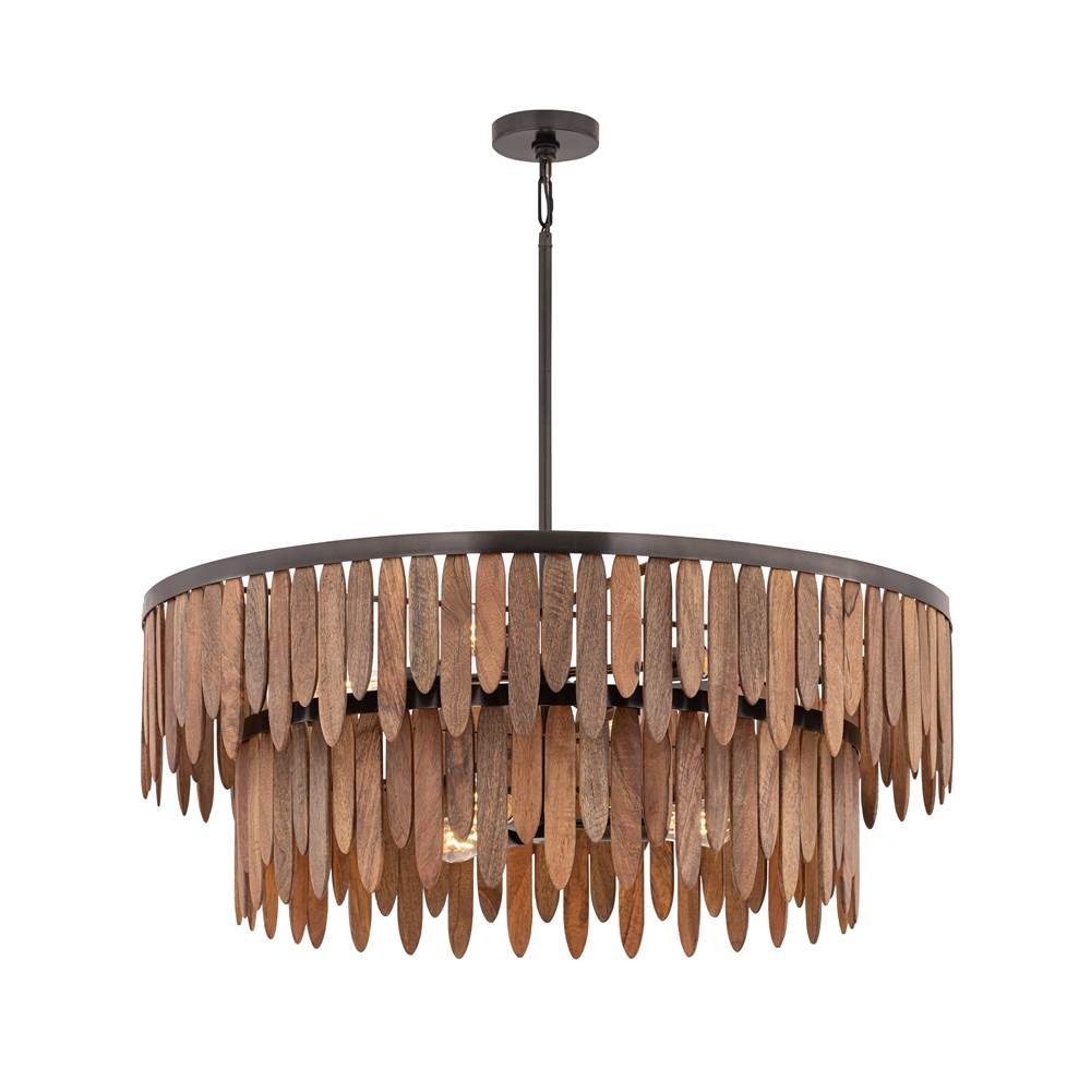 Maxim Lighting 22513WNGM Walnut Marimba 36'' Pendant Image 1