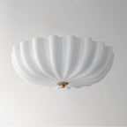 Maxim Lighting 22650WTNAB White,Natural Aged Brass Bundt-semi-flush Mount Image 3