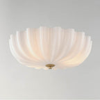 Maxim Lighting 22650WTNAB White,Natural Aged Brass Bundt-semi-flush Mount Image 2