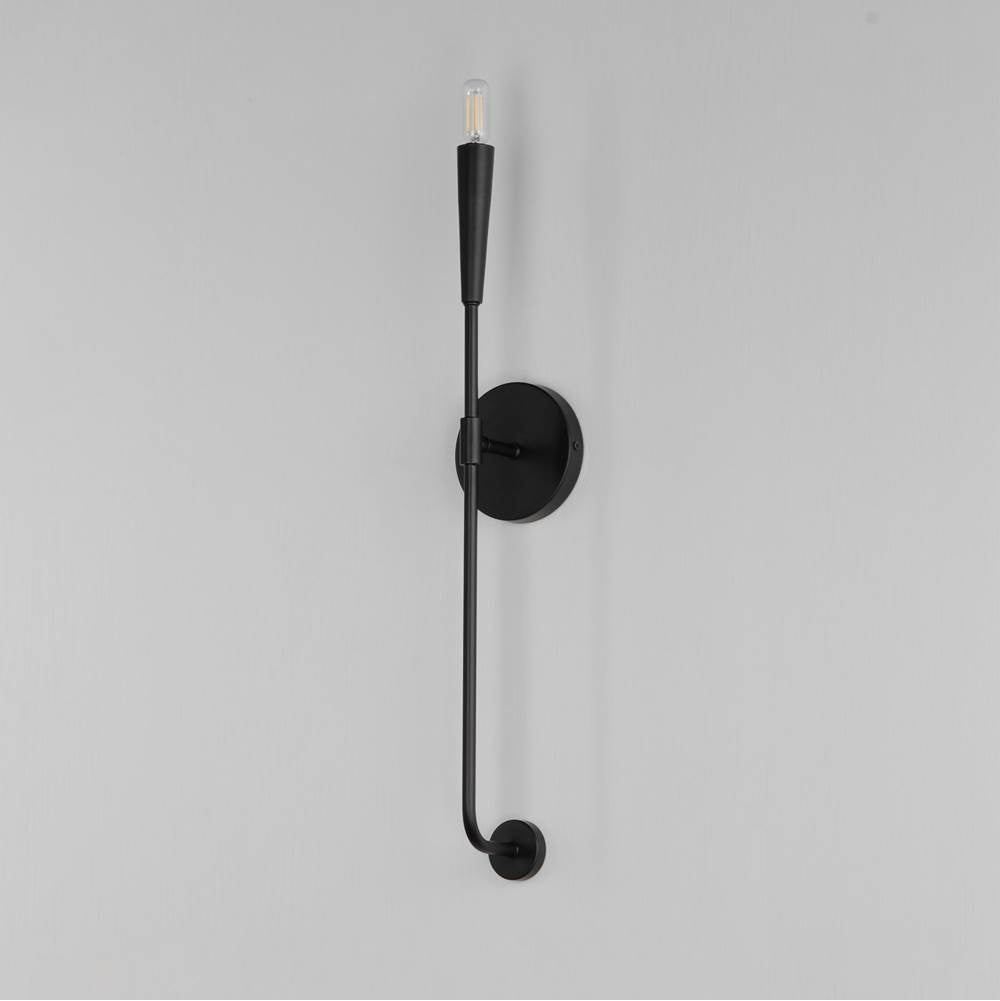 Maxim Lighting 24811BK Black Vela 1-light Sconce Image 2
