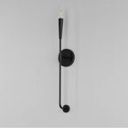 Maxim Lighting 24811BK Black Vela 1-light Sconce Image 2