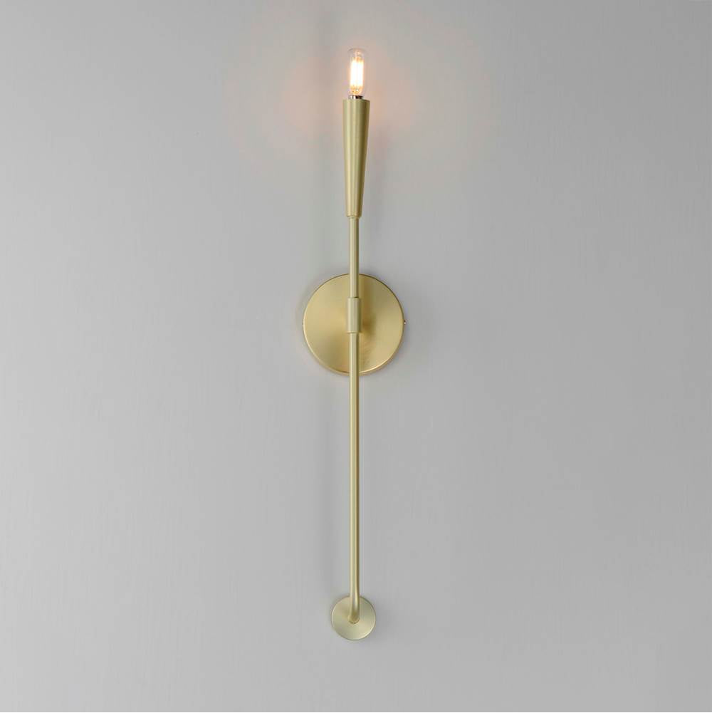 Maxim Lighting 24811SBR Satin Brass Vela 1-light Sconce Image 3