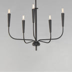 Maxim Lighting 24815BK Black Vela 5-light Chandelier Image 3