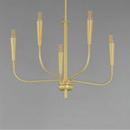 Maxim Lighting 24815SBR Satin Brass Vela 5-light Chandelier Image 2