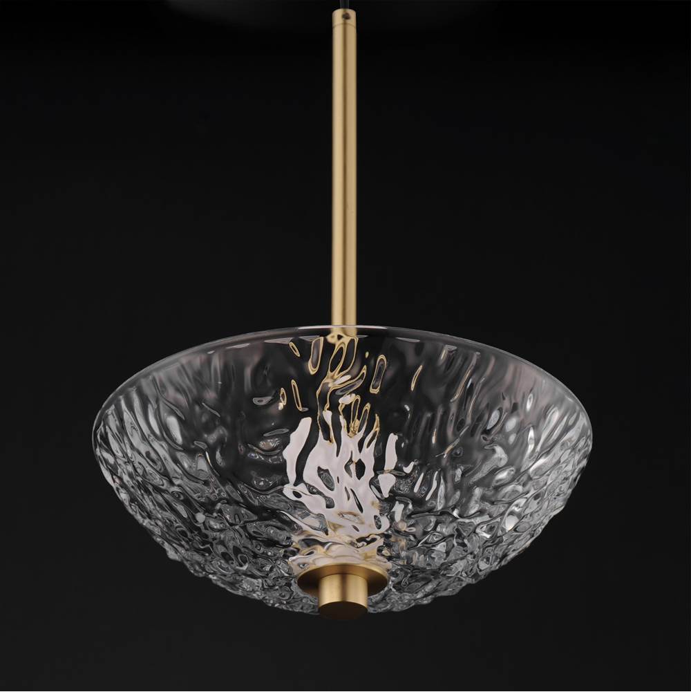 Maxim Lighting 24981TCSBR Satin Brass Metropolis Single Pendant Image 2
