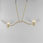 Maxim Lighting 24982TCSBR Satin Brass Metropolis 2-light Linear Pendant Image 3