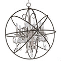 Maxim Lighting 25144ARPN Anthracite,Polished Nickel Orbit 6-light Pendant Image 1