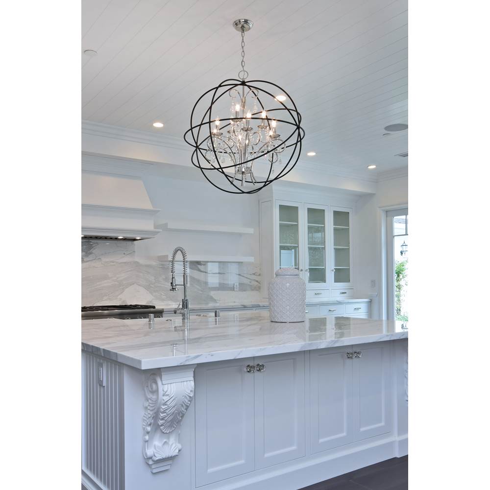 Maxim Lighting 25144OI Oil Rubbed Bronze Orbit 6-light Pendant Image 4