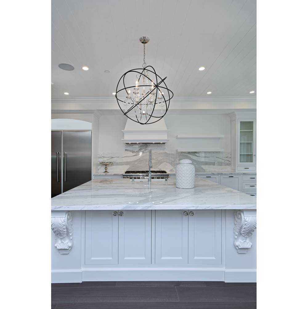 Maxim Lighting 25144OI Oil Rubbed Bronze Orbit 6-light Pendant Image 3