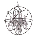 Maxim Lighting 25145ARPN Anthracite,Polished Nickel Orbit 9-light Pendant Image 1
