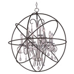 Maxim Lighting 25145ARPN Anthracite,Polished Nickel Orbit 9-light Pendant Image 1