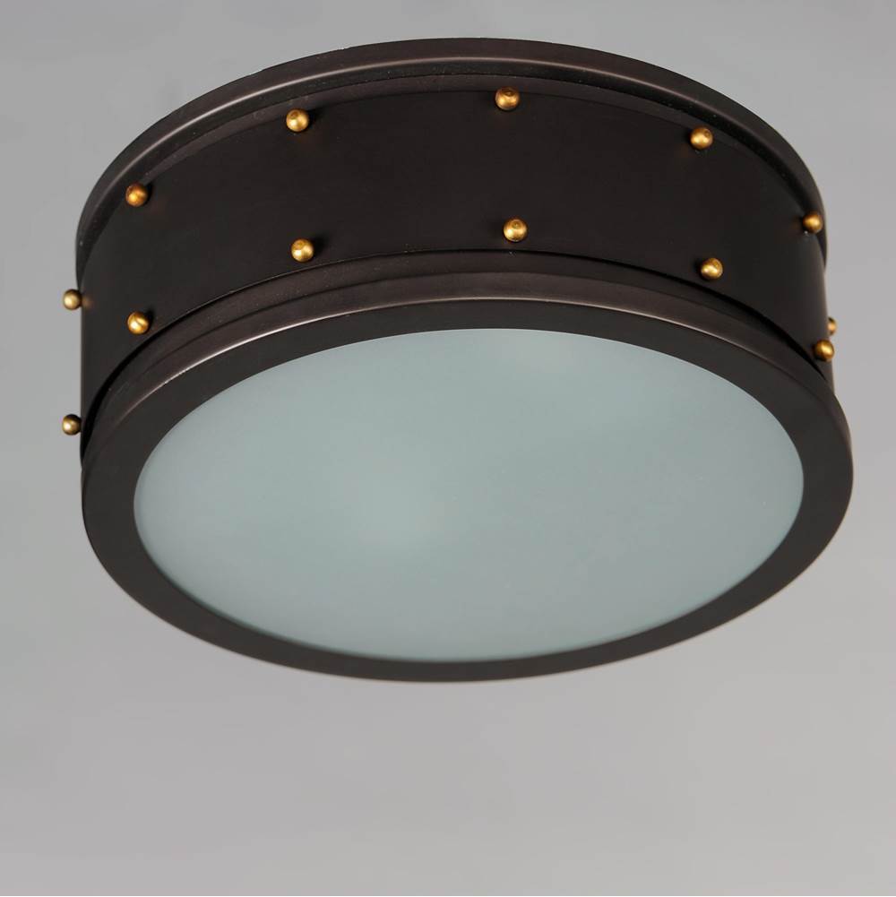 Maxim Lighting 25160OIAB  Trestle 2-light Flush Mount Image 2