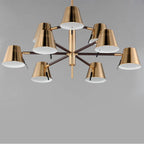 Maxim Lighting 25179DBZHR Dark Bronze,Leather,Heritage Brass Carlo 9-light Led Chandelier Image 3