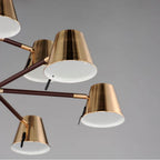 Maxim Lighting 25179DBZHR Dark Bronze,Leather,Heritage Brass Carlo 9-light Led Chandelier Image 2