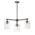 Maxim Lighting 25273SSBZ Bronze Stonehenge 3-light Chandelier Image 1