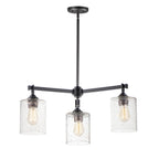 Maxim Lighting 25273SSBZ Bronze Stonehenge 3-light Chandelier Image 1