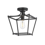 Maxim Lighting 25311BK Black Clifton Single Pendant / Semi-flush Image 1