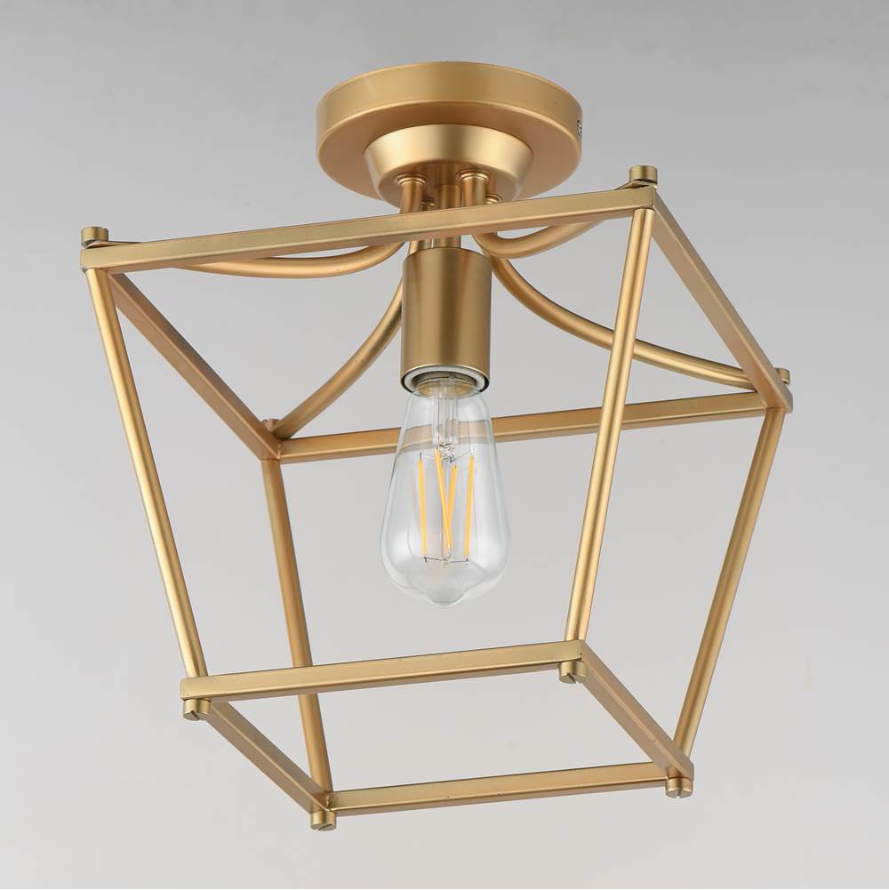 Maxim Lighting 25311NAB Natural Aged Brass Clifton Single Pendant / Semi-flush Image 3