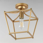 Maxim Lighting 25311NAB Natural Aged Brass Clifton Single Pendant / Semi-flush Image 3