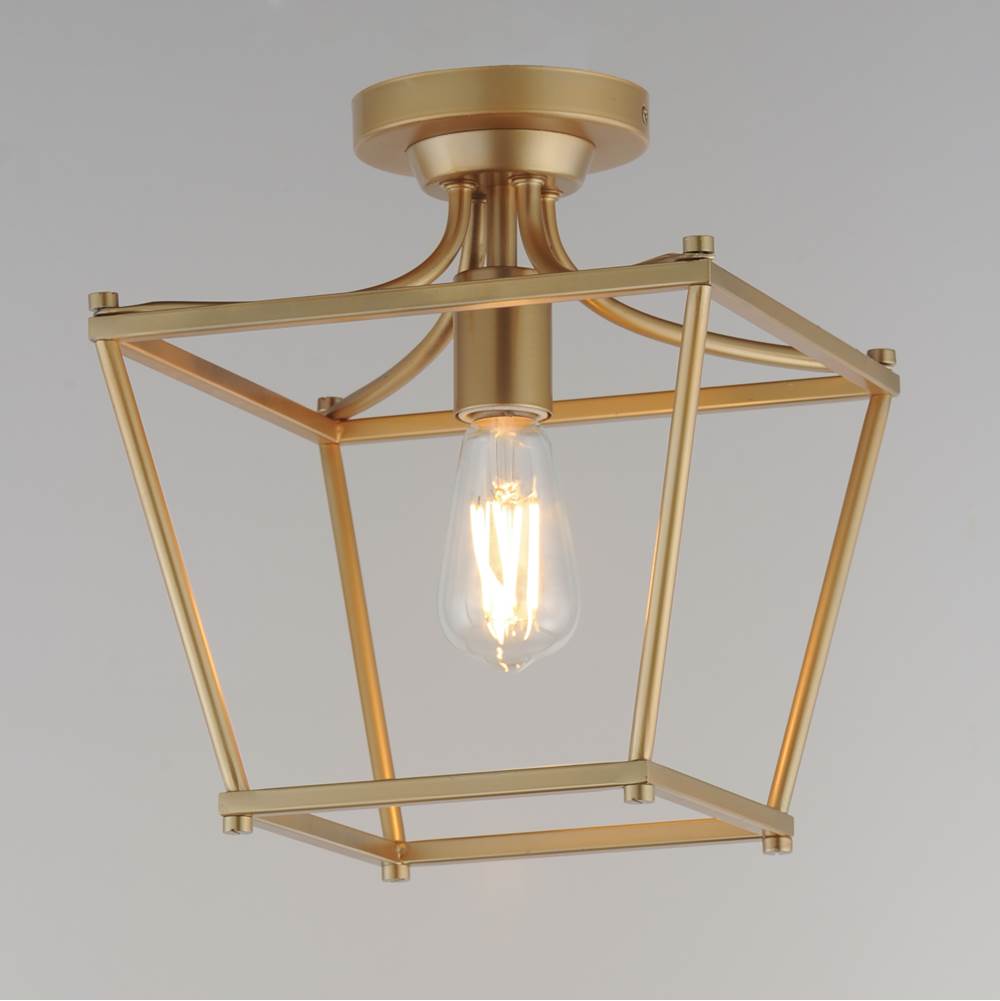 Maxim Lighting 25311NAB Natural Aged Brass Clifton Single Pendant / Semi-flush Image 2