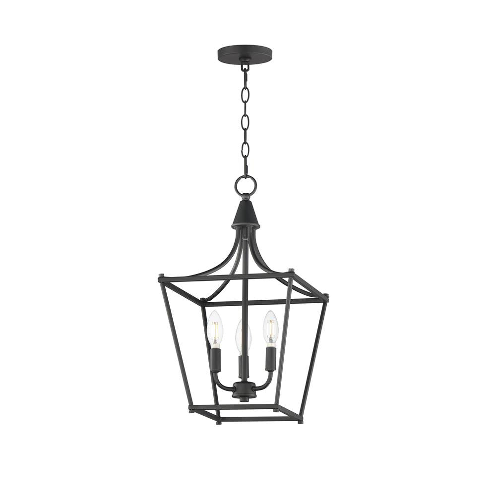 Maxim Lighting 25313BK Black Clifton 3-light Pendant Image 1