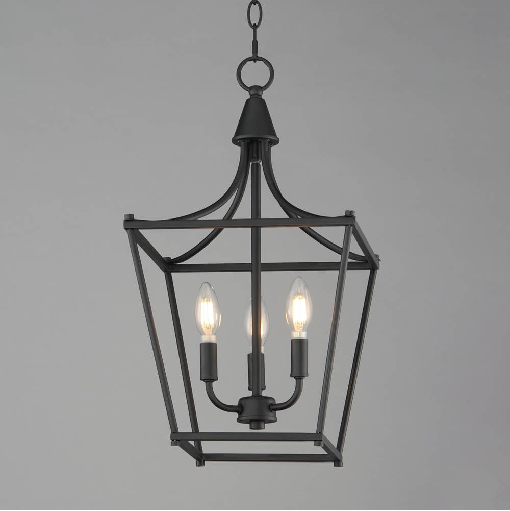 Maxim Lighting 25313BK Black Clifton 3-light Pendant Image 3