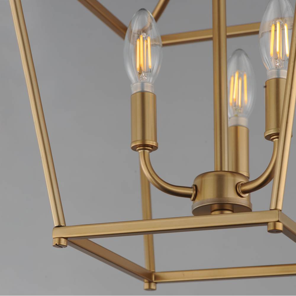 Maxim Lighting 25313NAB Natural Aged Brass Clifton 3-light Pendant Image 2