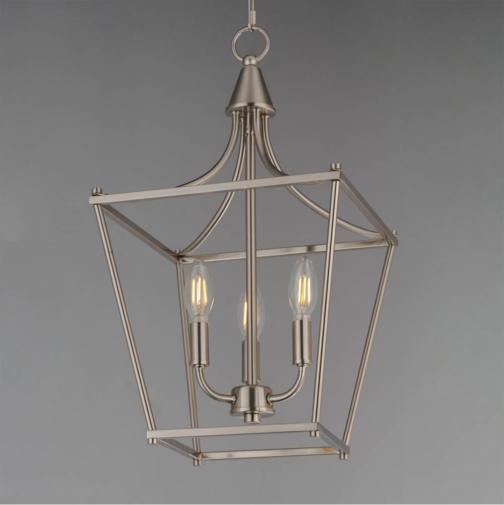 Maxim Lighting 25313SN Satin Nickel Clifton 3-light Pendant Image 3