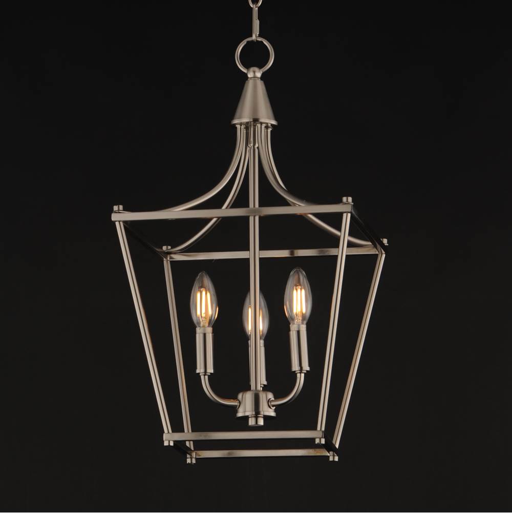 Maxim Lighting 25313SN Satin Nickel Clifton 3-light Pendant Image 2