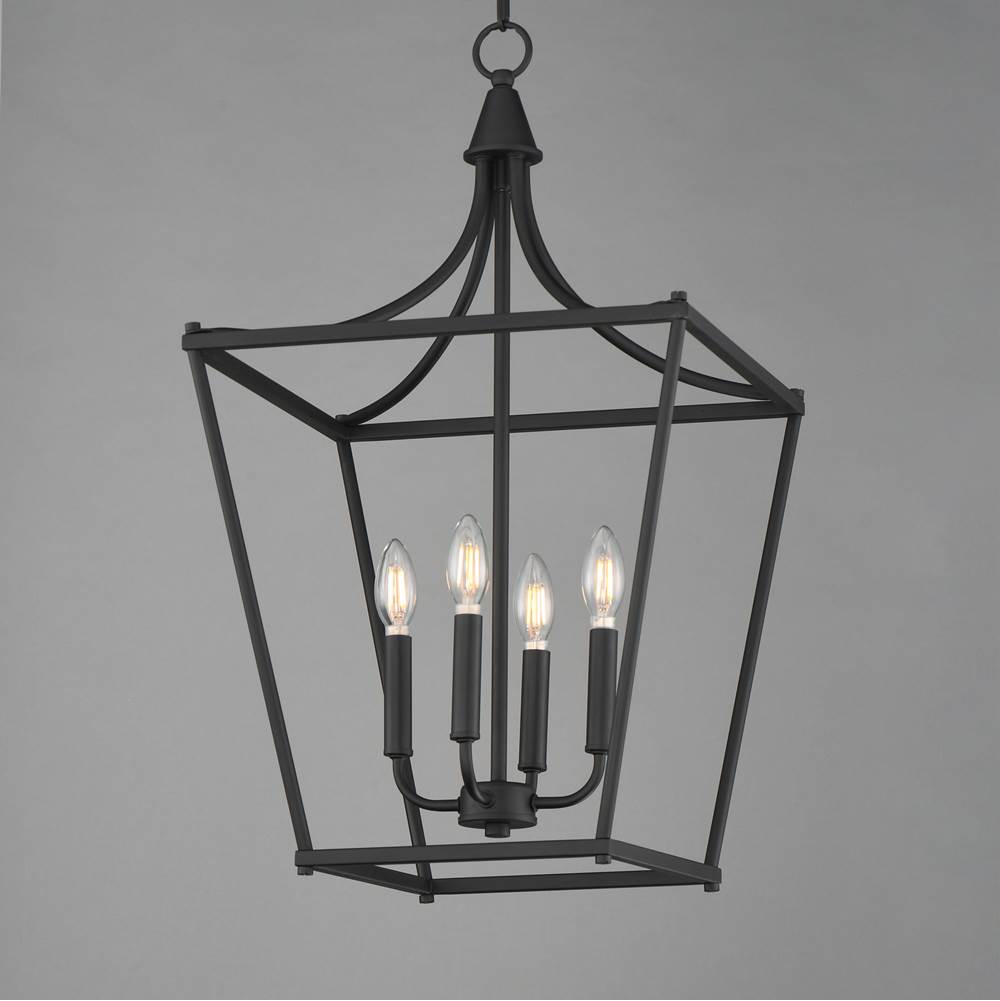 Maxim Lighting 25314BK Black Clifton 4-light Pendant Image 3