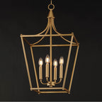 Maxim Lighting 25314NAB Natural Aged Brass Clifton 4-light Pendant Image 2