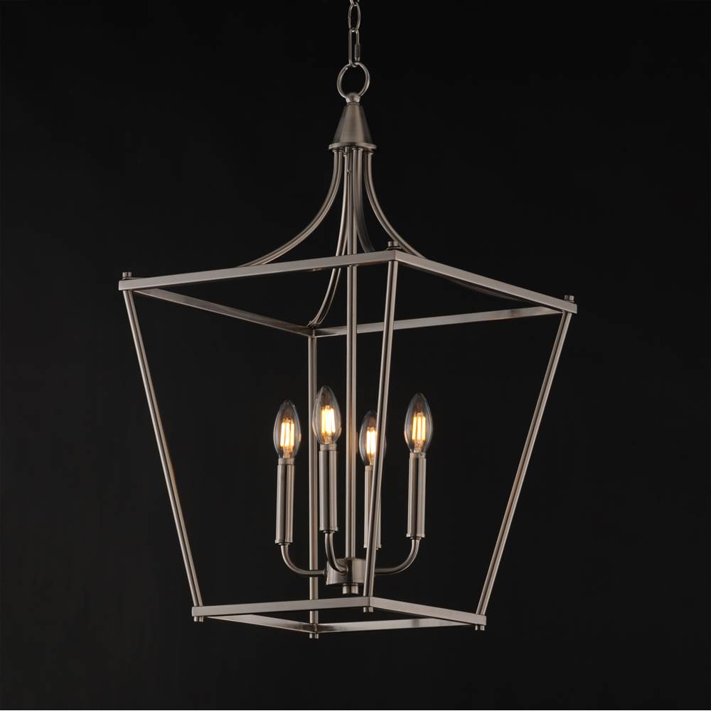 Maxim Lighting 25314SN Satin Nickel Clifton 4-light Pendant Image 3