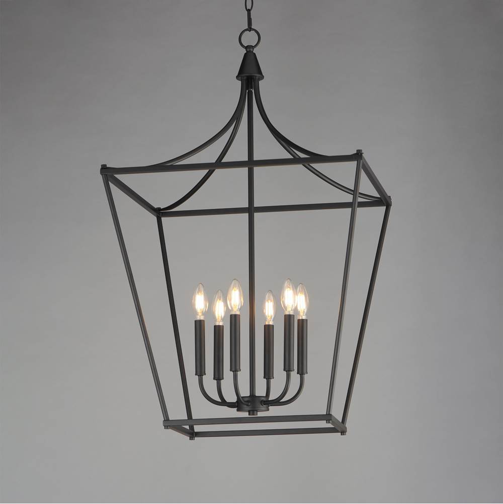 Maxim Lighting 25316BK Black Clifton 6-light Pendant Image 2
