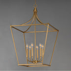 Maxim Lighting 25316NAB Natural Aged Brass Clifton 6-light Pendant Image 3