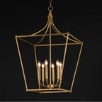 Maxim Lighting 25316NAB Natural Aged Brass Clifton 6-light Pendant Image 2