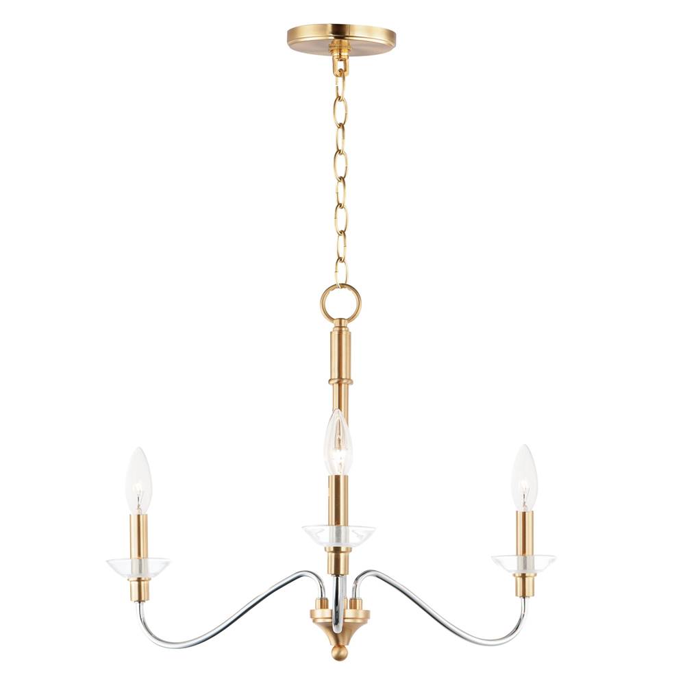 Maxim Lighting 25373CLPCSBR  Clarion 3-light Pendant Image 1