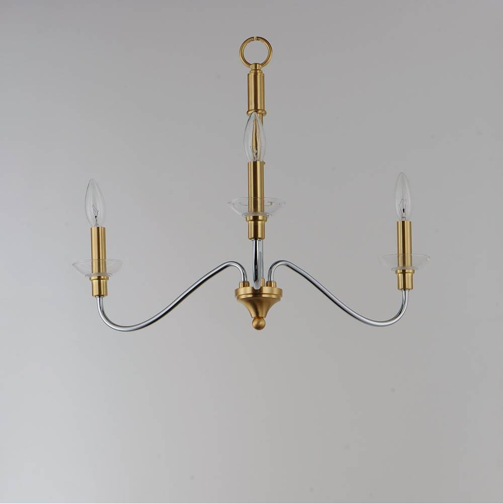 Maxim Lighting 25373CLPCSBR  Clarion 3-light Pendant Image 2