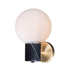 Maxim Lighting 26030SWSBRBK Satin Brass,Black Vesper 1-light Wall Sconce Image 1