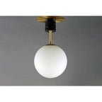 Maxim Lighting 26031SWSBRBK Satin Brass,Black Vesper 1-light Semi-flush Image 3