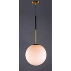 Maxim Lighting 26034SWSBRBK Satin Brass,Black Vesper 1-light Pendant Image 3