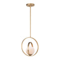 Maxim Lighting 26052SWSBR Satin Brass Coronet 1-light Pendant Image 1