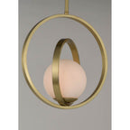 Maxim Lighting 26052SWSBR Satin Brass Coronet 1-light Pendant Image 2