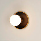 Maxim Lighting 26091BKNAB Black,Natural Aged Brass Hollywood 1-light Sconce Image 4