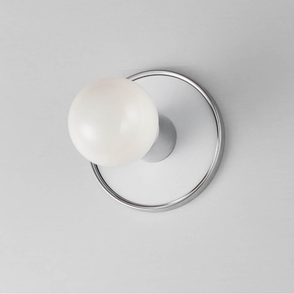 Maxim Lighting 26091WTBKPC Polished Chrome Hollywood 1-light Sconce Image 2