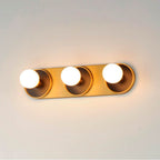 Maxim Lighting 26093BKNAB Black,Natural Aged Brass Hollywood 3-light Sconce Image 4