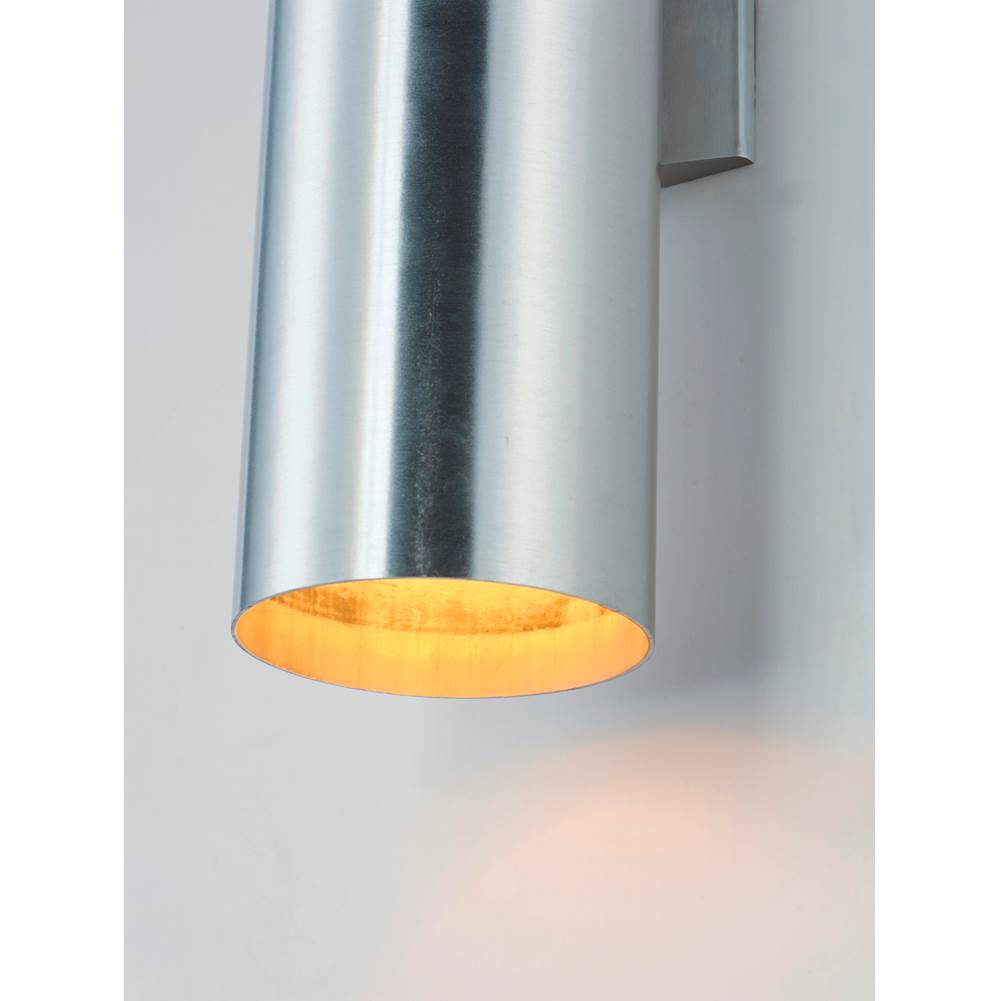 Maxim Lighting 26103AL Brushed Aluminum Outpost 2-light 15''h Outdoor Wall Sconce Image 3